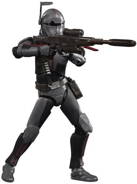 Star Wars Star Wars The Black Series Bad Batch Crosshair Toy front view collectible action figure.