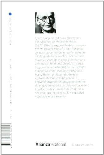 Biblioteca del Autor El Lobo Estepario book cover design