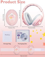 Momfree baby earmuffs showing adjustable headband size for infants