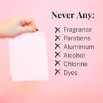 Pixie Cup feminine care wipes being used to clean a silicone menstrual cup