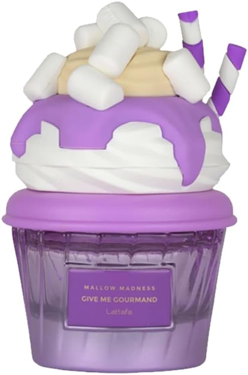 Lattafa Mallow Madness Eau de Parfum Give Me Gourmand Collection, Sweet Gourmand Fragrance, Marshmallow & Vanilla, Spray Form, 75ml, Long-lasting - Image 1