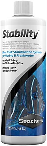 Seachem Stability aquarium bio filter supplement bottle back label instructions