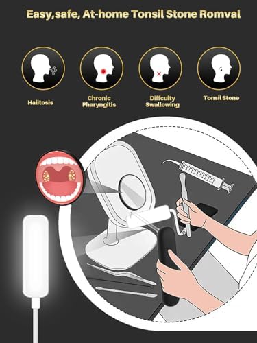 Voraiya tonsil stone removal kit components layout