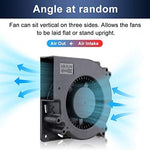 Wathai brushless centrifugal fan with included mounting screws and nuts for DIY electronics setups