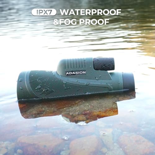 Adasion 12x56 monocular telescope with included tripod