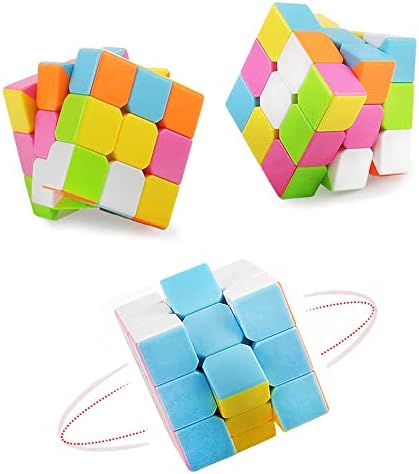 Cailezhi mechanical twisty puzzle scrambled state showing bright macaron colors.
