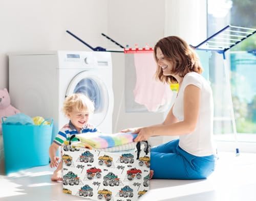 Waterproof inner coating view of the Essme boys bedroom storage box showing durable lining.