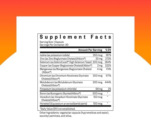 Seeking Health Trace Minerals Complex 30 vegetarian capsules bottle lid and tamper evident seal close up
