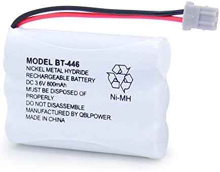 Side angle view of the dual pack rechargeable telephone power cells showing terminal wiring.