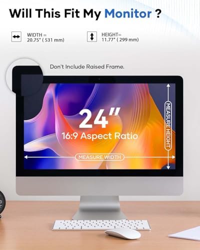 DMFXNBLM Widescreen Privacy Film showing reversible matte and glossy dual-surface options.