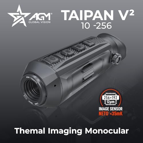 AGM Global Vision Taipan V2 heat vision device side profile with rubber buttons