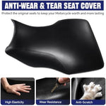 Installation demonstration of PIT66 seat cover on ATV seat