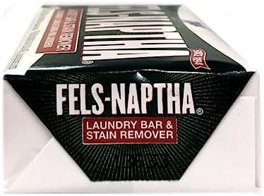 Two five ounce bars of Fels Naptha heavy duty laundry soap