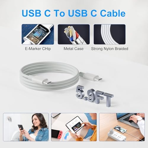 The complete retail packaging layout for the BIYTC imported high speed power accessory kit showing adapter and cable.