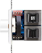 OSD Audio SVC100 internal view highlighting front mounted impedance protection jumpers