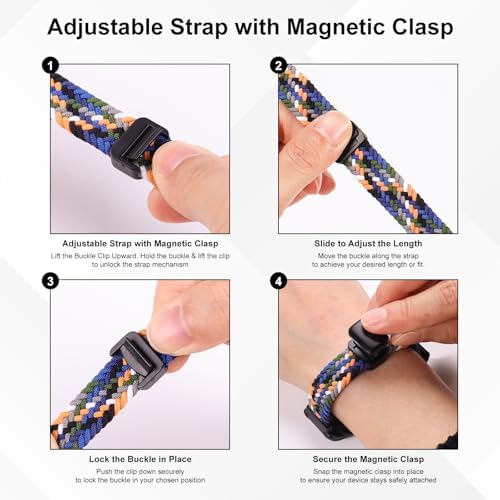 Vigamen wearable strap side angle view demonstrating the secure fit design.