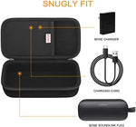 BOVKE heavy duty storage box back view illustrating slim profile design.