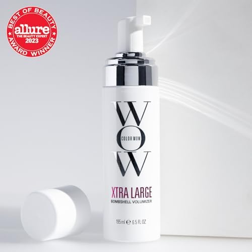 Color Wow volumizing mousse pump mechanism close up