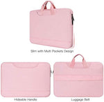 ImComor pink waterproof notebook cover internal accessory pockets