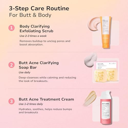 Botanical pimples solution for clear skin on the back and shoulders