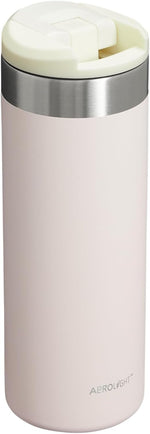 Stanley spin steel technology stainless steel water bottle showing the slim base profile.