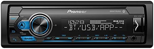 Pioneer car stereo interface with smartphone display