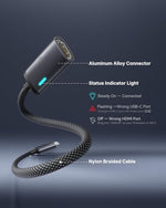 INIU audio video converter showing compact form factor for portable workplace travel