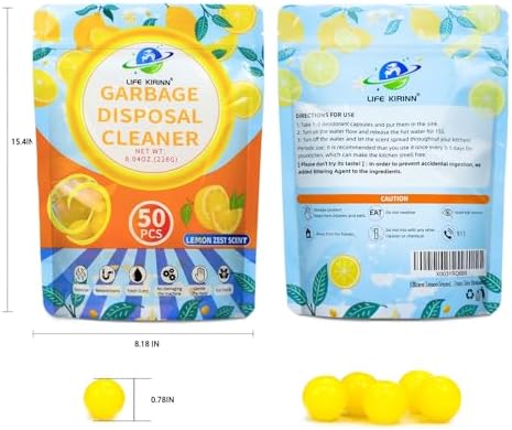 Authentic USA imported garbage disposer freshener pods