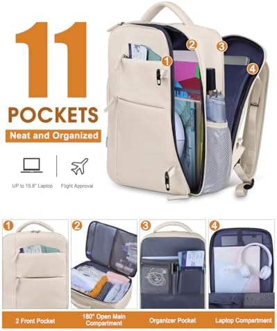 Capolo 20L travel backpack side profile displaying adjustable compression straps and mesh water bottle pocket