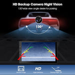 Haudio double din car radio unit with accessories and wiring harness