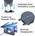 Washable sticky gel suction base being rinsed under clean running water