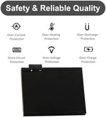 ABS plastic casing detail on MULS internet router battery