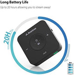 Avantree TC417 2-in-1 audio adapter unboxing presentation with retail packaging and user instruction manual