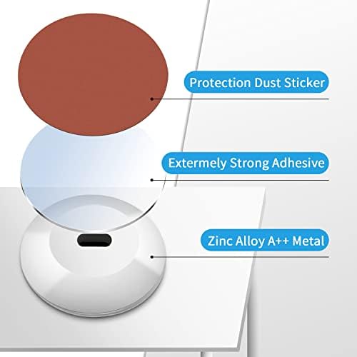 DDONG anti theft security plate showcasing the industrial strength double sided adhesive backing pad.