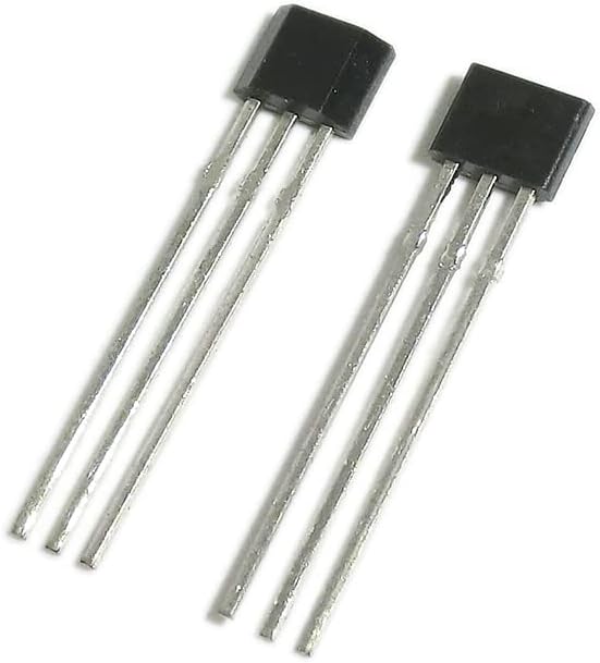 Fenxinchip 50PCS 49E SS49E Hall Effect Sensor front view electronic component