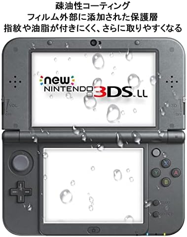 Close up view of 9H hardness glass shield on 3DS screen