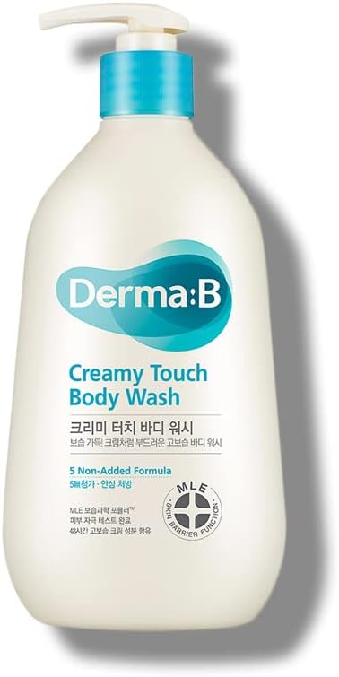 Derma B Creamy Touch Body Wash front view bottle
