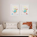 XQC family memory gift packaging showing the white wooden multi dimensional frame assembly
