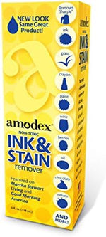 Amodex liquid soap formula removing permanent marker from white fabric.