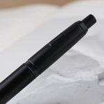 erofa Majohn A1 Press Fountain Pen with Box, Retractable Extra Fine Nib Metal Matte Black Ink Pen with Converter for Writing (No Clip Version) - Image 4