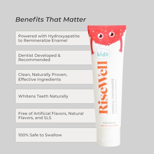 RiseWell hydroxyapatite toothpaste for children imported from USA