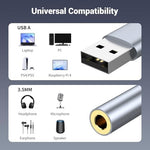 Pastall USB-A to aux cable connector highlighting the premium metal casing and durable strain relief.