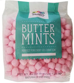 Party Sweets 14 Ounce bag showcasing the gluten free and fat free nutritional labels.