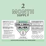 FireWaterStar Colloidal Silver Spray four ounce packaging details