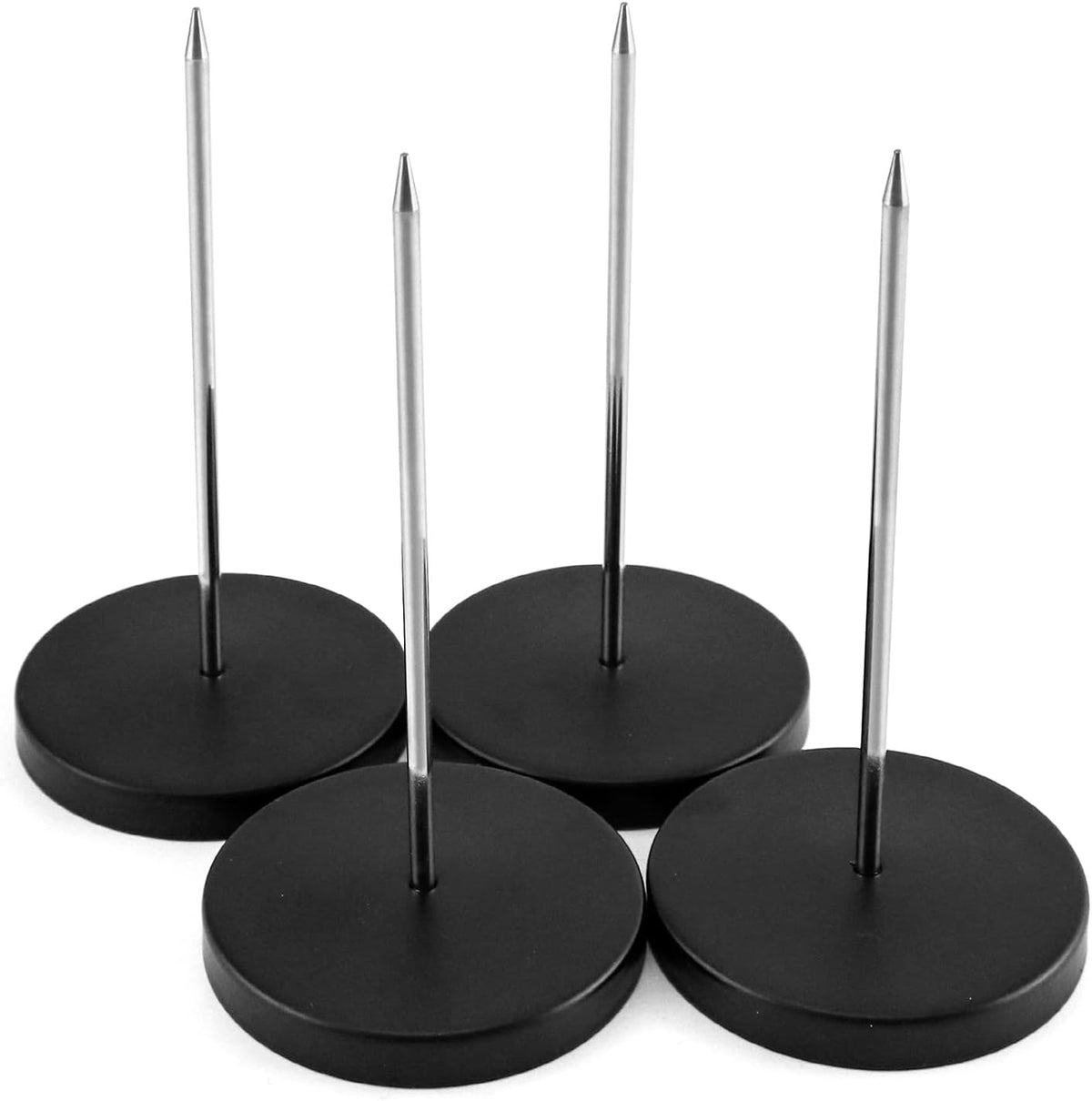 QWORK metal memo spike highlighting the stainless steel construction