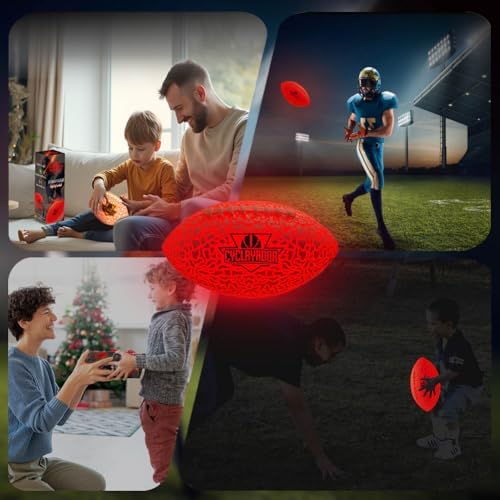 The complete Cyclryador light up water football kit including the size six ball, pump, and charging cable arranged on a flat surface.