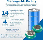 Rechargeable 2.4V replacement battery for digital wireless audio systems