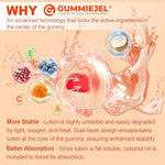 Neviss vision health gummies texture and ingredient profile
