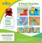 Authentic USA imported preschool jigsaw puzzle packaging displaying the complete character set