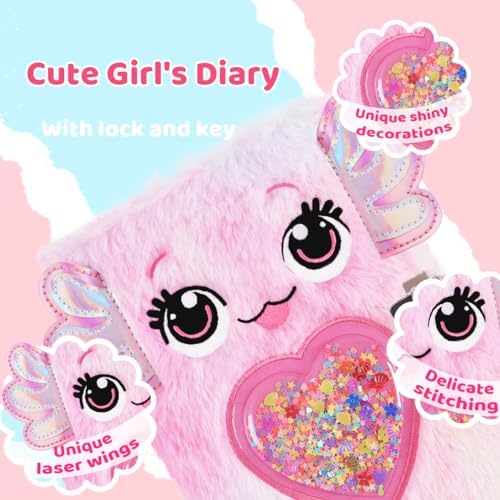 PrinBarBee kids journal with multicolored pen and stickers